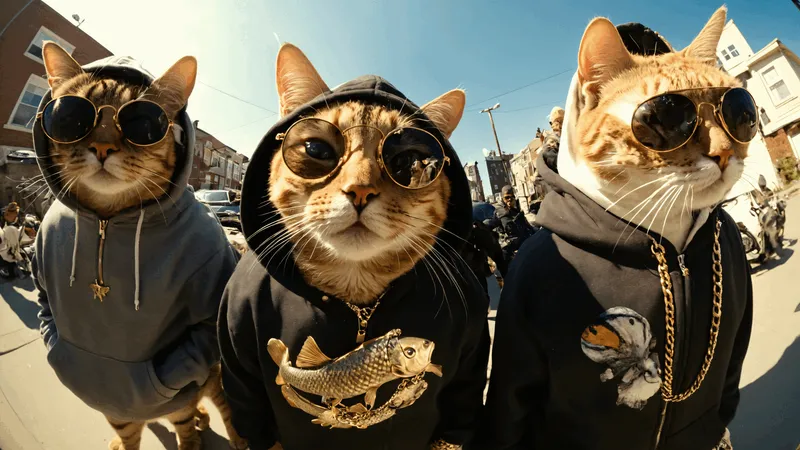 Cats From The Hood