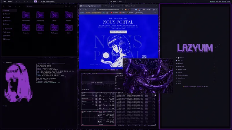 Nous Research Purple